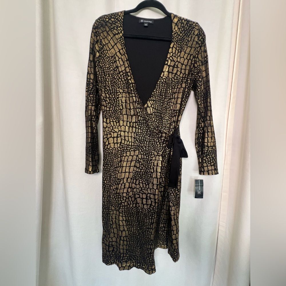 INC international concepts sweater dress NWT wrap style size small